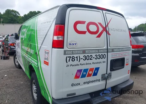 2023 Chevrolet Express G2500 from USA, damaged, VIN 1GCWGAFP8P1109133